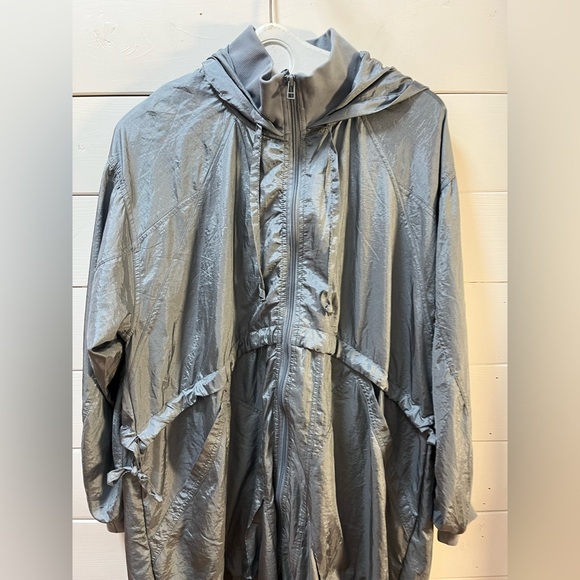 DAILY PRACTICE BY ANTHROPOLOGIE – Size M – Lightweight Blue Drawstring Jacket - Picture 8 of 12